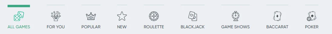 Ivibet Menu